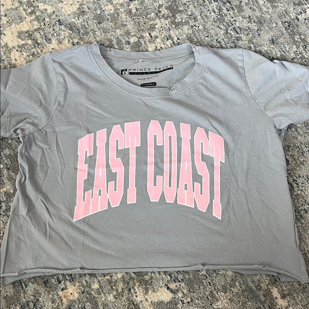Prince Peter Collection Gray and Pink Graphic Tee
